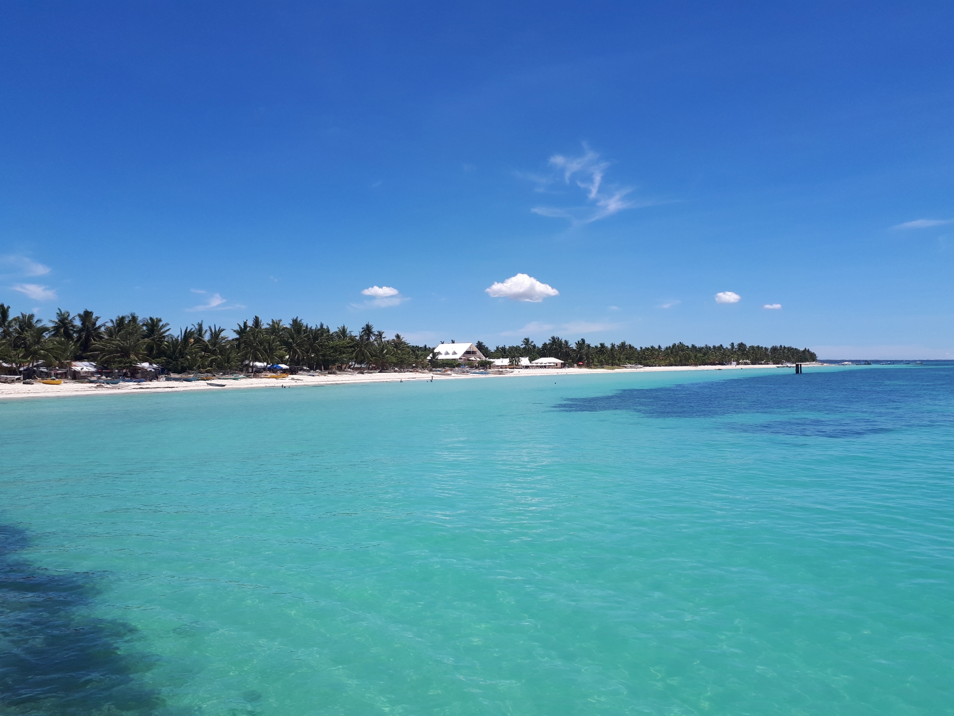 approaching sta. fe, bantayan island