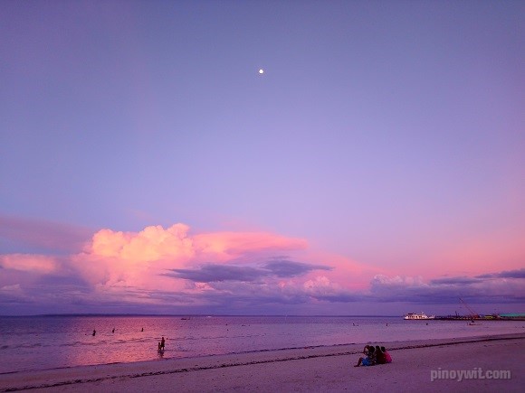 dusk at Sta. Fe beach Bantayan