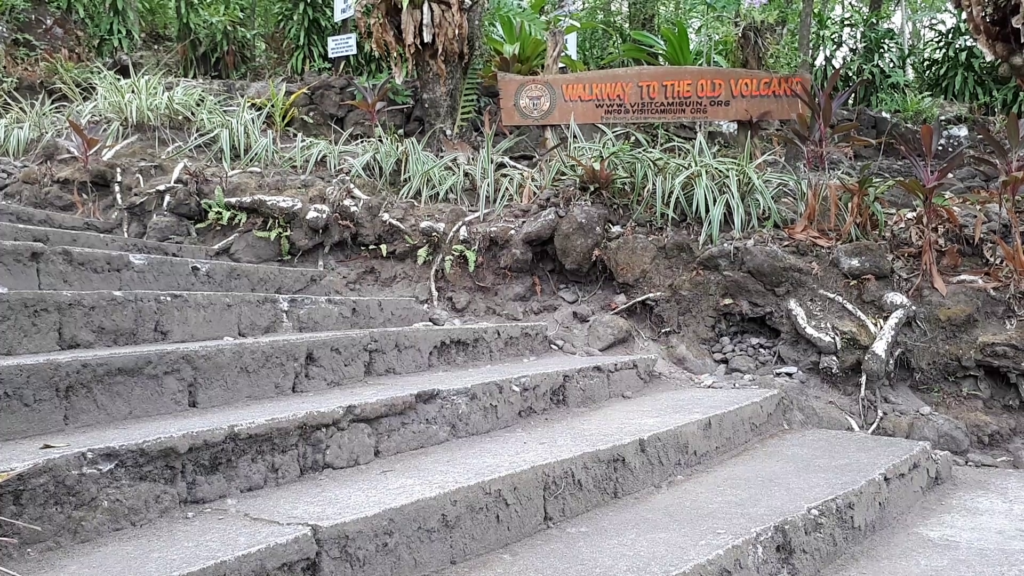 old volcano walkway