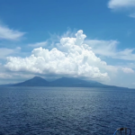 view approaching camiguin