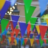 colorful fiesta buntings