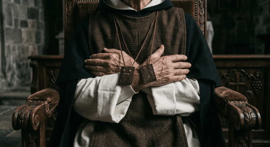 Dominican friar with scapular