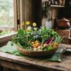 basket of vegetables on a table