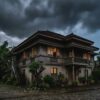 old colonial house in the Philippines