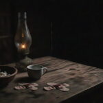 dying oil lamp